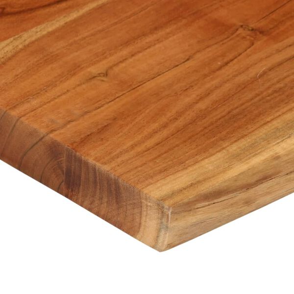 vidaXL Table Top 60x60x3.8 cm Rectangular Solid Wood Acacia Live Edge