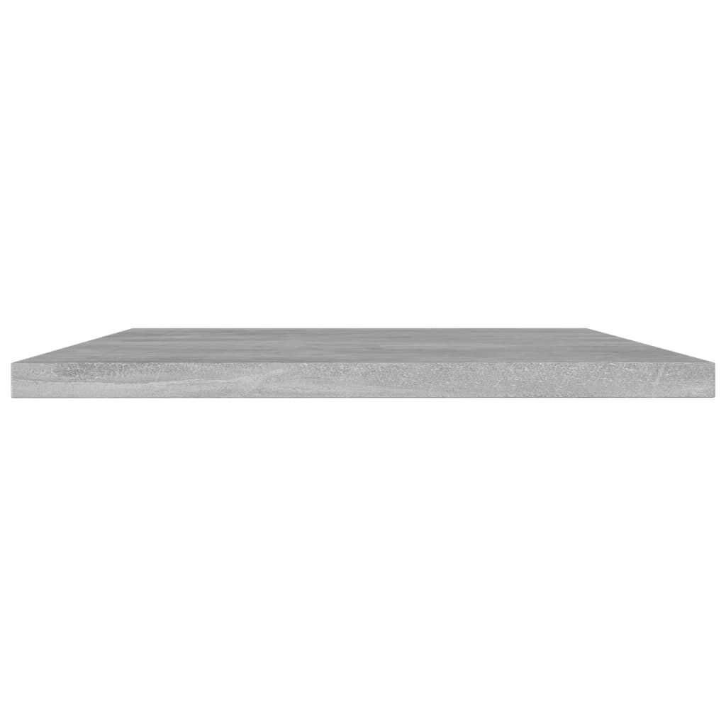 vidaXL Bookshelf Boards 4 pcs Concrete Grey 60x40x1.5 cm Engineered Wood