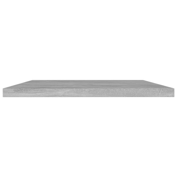 vidaXL Bookshelf Boards 4 pcs Concrete Grey 60x40x1.5 cm Engineered Wood