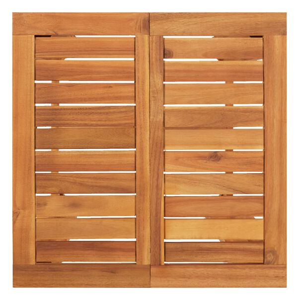 vidaXL 3 Piece Garden Bar Set Brown Solid Wood Acacia and Poly Rattan