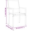 vidaXL 9 Piece Outdoor Dining Set Steel
