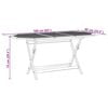 vidaXL 7 Piece Garden Dining Set Grey Polypropylene and Solid Wood