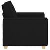 vidaXL Sofa Chair Black 60 cm Fabric
