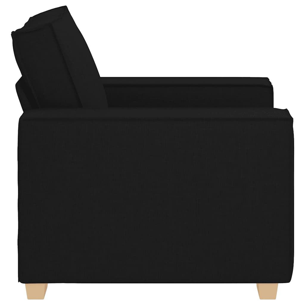 vidaXL Sofa Chair Black 60 cm Fabric
