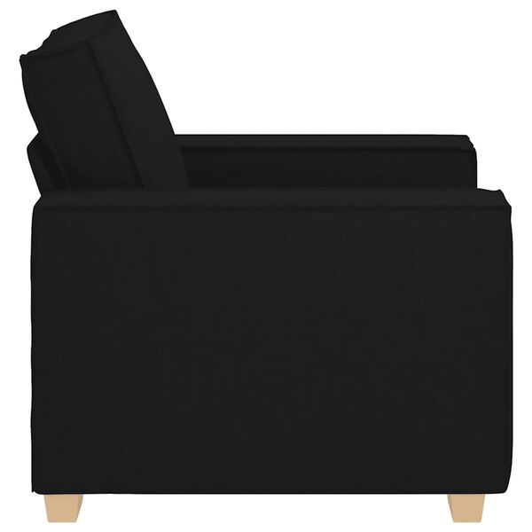 vidaXL Sofa Chair Black 60 cm Fabric