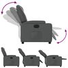 vidaXL Electric Recliner Chair Grey Faux Leather