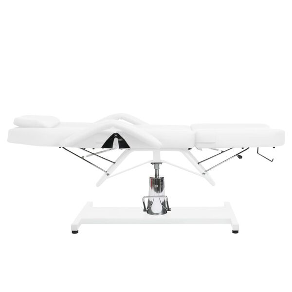 vidaXL Massage Table White 180x62x(87-112) cm