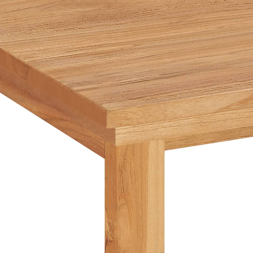 vidaXL Desk 100x45x75 cm Solid Teak Wood