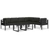vidaXL Coffee Table Aluminium Anthracite