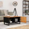 vidaXL Coffee Table 80x50x40 cm Solid Wood Acacia&Engineered Wood