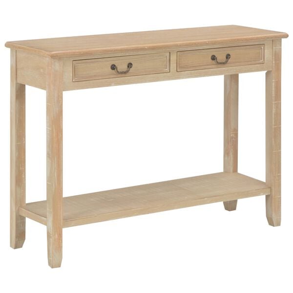 vidaXL Console Table 110x35x80 cm Wood