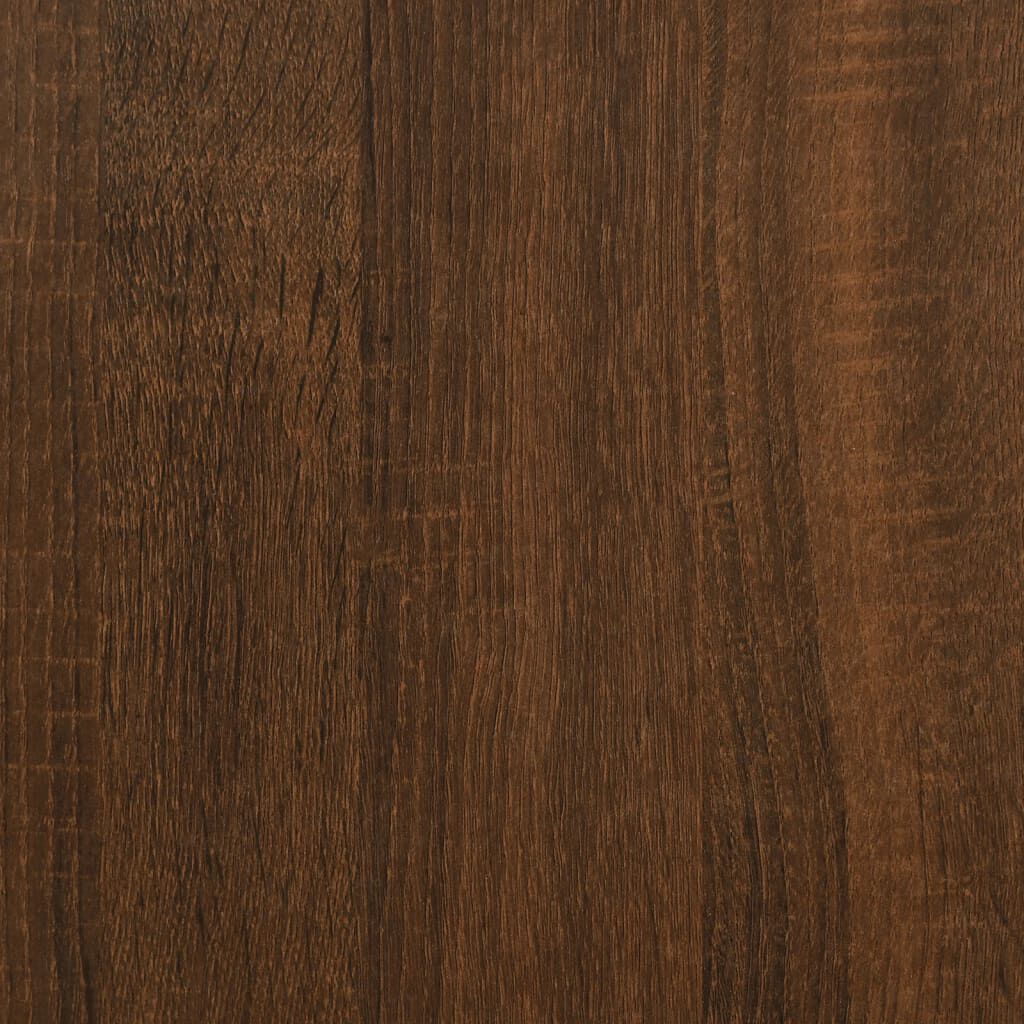 vidaXL Nesting Console Tables 2 pcs Brown Oak Engineered Wood