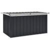 vidaXL Garden Storage Box Anthracite 129x67x65 cm