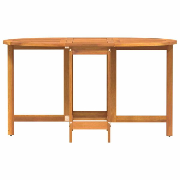 vidaXL Garden Table Folding Brown 110 x 60 x 72 cm Solid Acacia wood