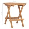 vidaXL 3 Piece Folding Outdoor Dining Set with Cushion Solid Wood Teak