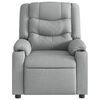 vidaXL Electric Massage Recliner Chair Light Grey Fabric