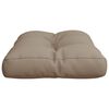 vidaXL Pallet Cushion Taupe 60x40x12 cm Fabric