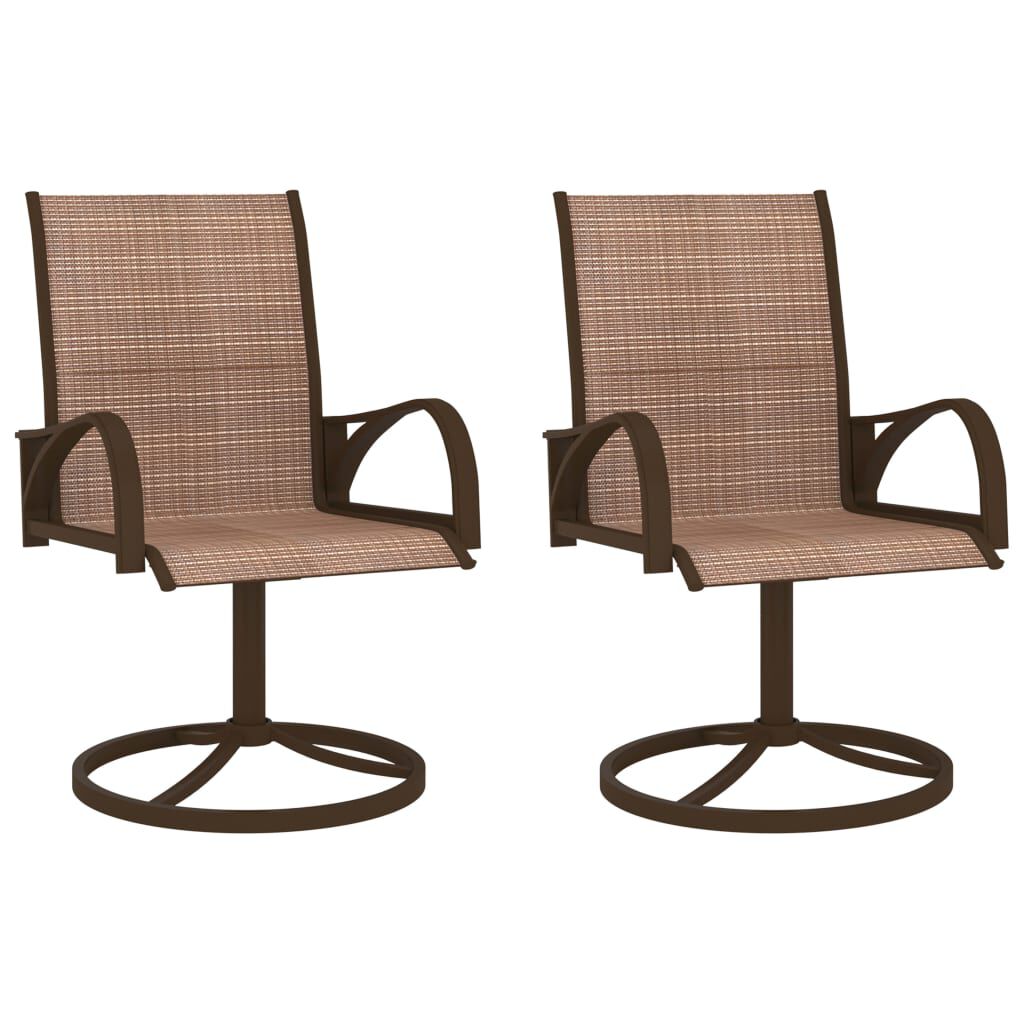 vidaXL 3 Piece Garden Dining Set Textilene and Steel