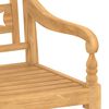 vidaXL 4 Piece Garden Lounge Set with Cushions Solid Teak Wood