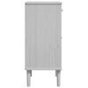 vidaXL Bedside Cabinet SENJA Rattan Look White 40x35x80 cm Solid Wood Pine