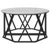 vidaXL Coffee Table Grey sonoma 80 x 80 x 42 cm