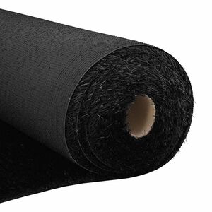 vidaXL Artificial Grass Black 1000 x 100 x 3 cm Polypropylene