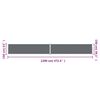 vidaXL Retractable Side Awning Anthracite 160x1200 cm