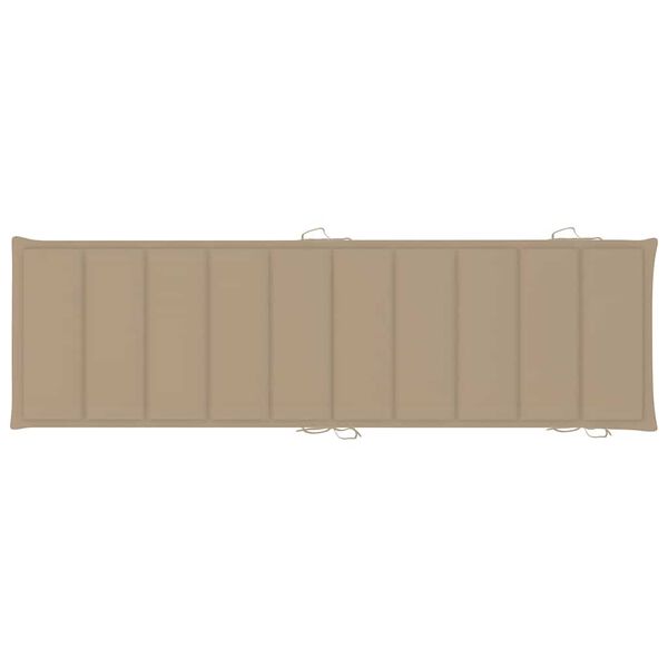 vidaXL Sun Loungers 2 pcs with Cushions Solid Wood Acacia