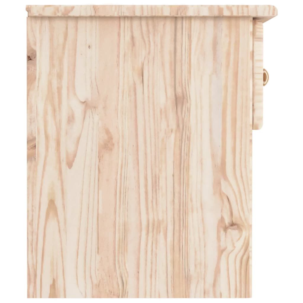 vidaXL Bedside Cabinet ALTA 41x35x41 cm Solid Wood Pine