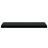 vidaXL Floating Wall Shelves 4 pcs Black 80x23.5x3.8 cm MDF