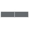 vidaXL Retractable Side Awning Anthracite 220x1000 cm