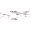 vidaXL Garden Raised Bed with Liner Grey 240x120x25 cm Solid Wood Fir