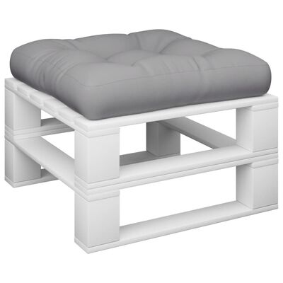 vidaXL Pallet Cushion Grey Fabric