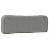 vidaXL Headboard Cushion "Hvar" Light Grey 152 cm Queen Fabric