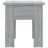 vidaXL Coffee Table Grey Sonoma 40x40x42 cm Engineered Wood