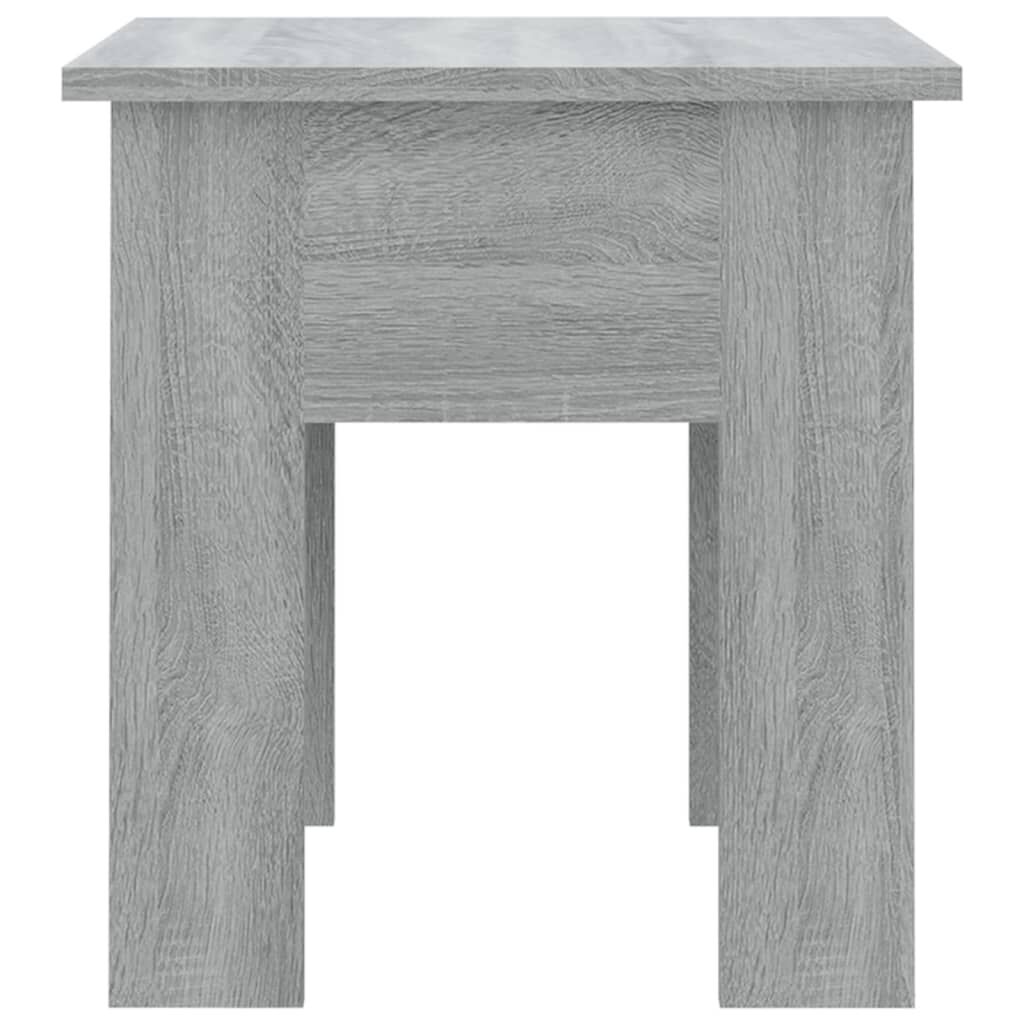 vidaXL Coffee Table Grey Sonoma 40x40x42 cm Engineered Wood