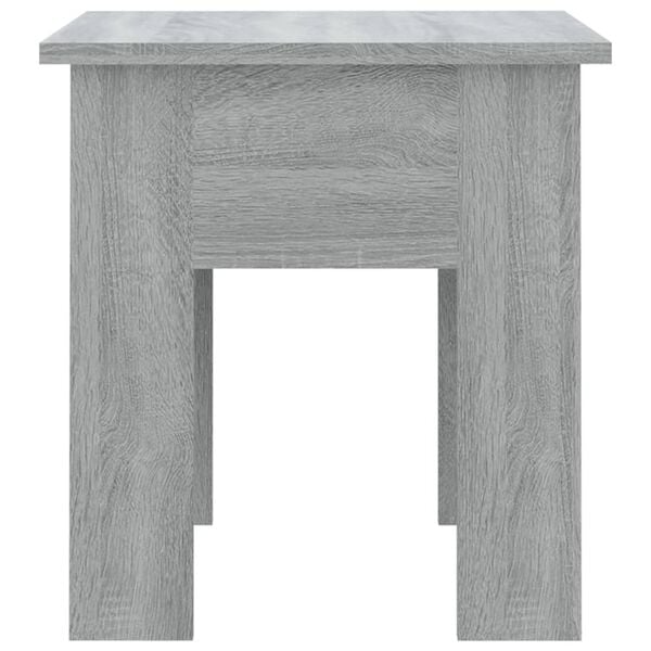 vidaXL Coffee Table Grey Sonoma 40x40x42 cm Engineered Wood