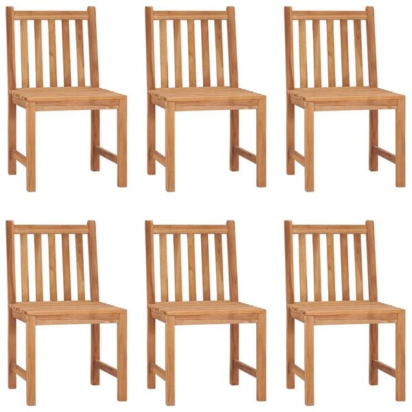 vidaXL 7 Piece Garden Dining Set 150x90 cm Solid Teak Wood