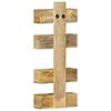 vidaXL Magazine Wall Rack 30x11x72 cm Solid Mango Wood