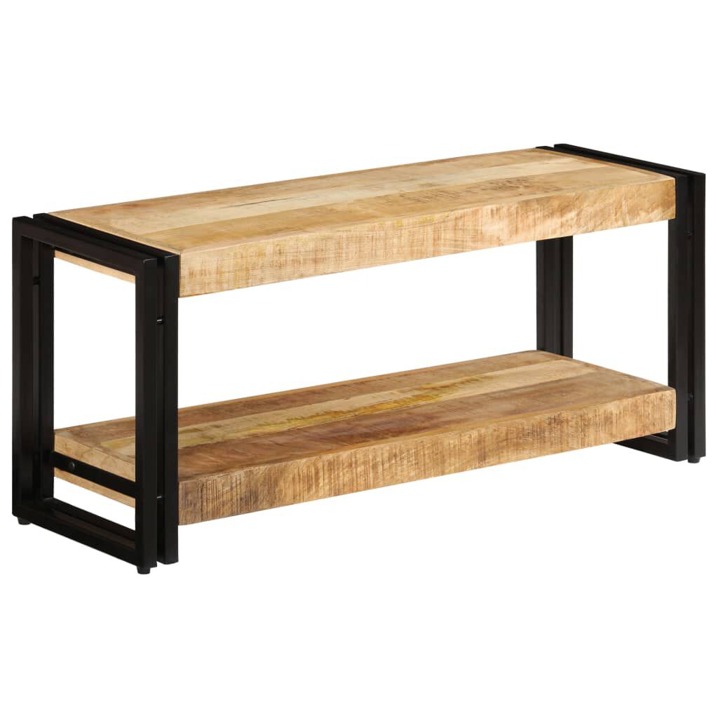 vidaXL TV Cabinet 90x30x40 cm Solid Mango Wood