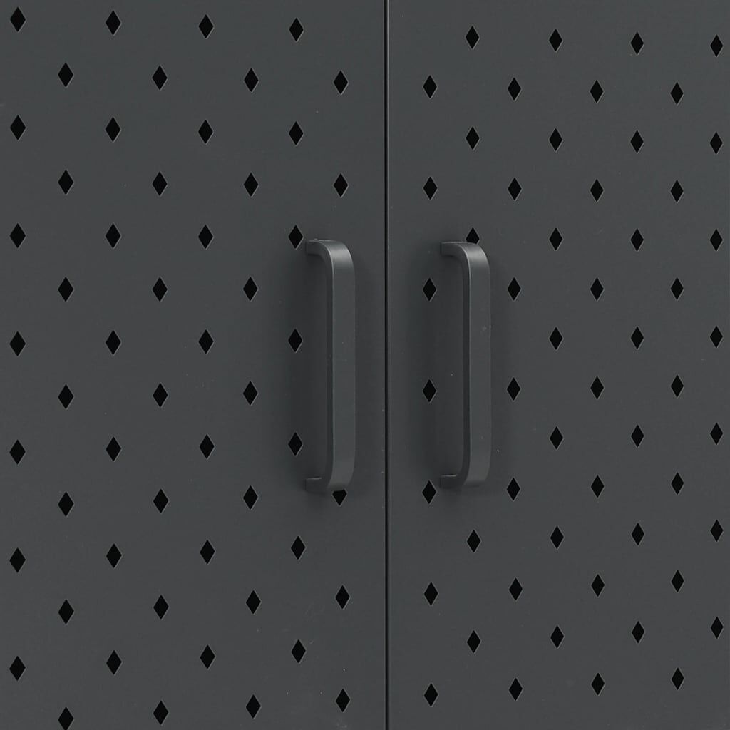 vidaXL Highboard Anthracite 80x35x100 cm Steel