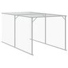vidaXL Chicken Cage with Run Light Grey 117x1017x123 cm Galvanised Steel