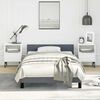 vidaXL Bed Frame without Mattress Dark Grey 100x190 cm Velvet