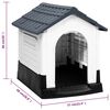 vidaXL Dog House Grey 57x68x66 cm Polypropylene