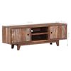 vidaXL TV Cabinet Solid Acacia Wood Vintage 118x30x40 cm