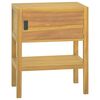 vidaXL Bathroom Cabinet 60x40x75 cm Solid Wood Teak