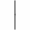 vidaXL Interior Door ESG Glass and Aluminium 76x201.5 cm Black