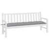 vidaXL Garden Bench Cushion Grey 180x50x7 cm Oxford Fabric