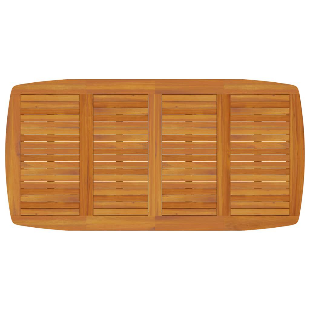 vidaXL Garden Table 200x100x75 cm Solid Wood Acacia