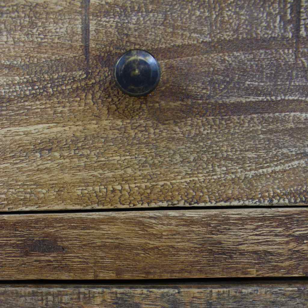 vidaXL Nightstand Solid Mahogany Wood 40x30x51 cm